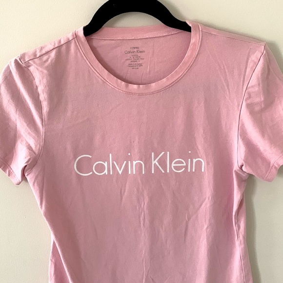 Light Pink Calvin Klein T Shirt - Picture 2 of 4